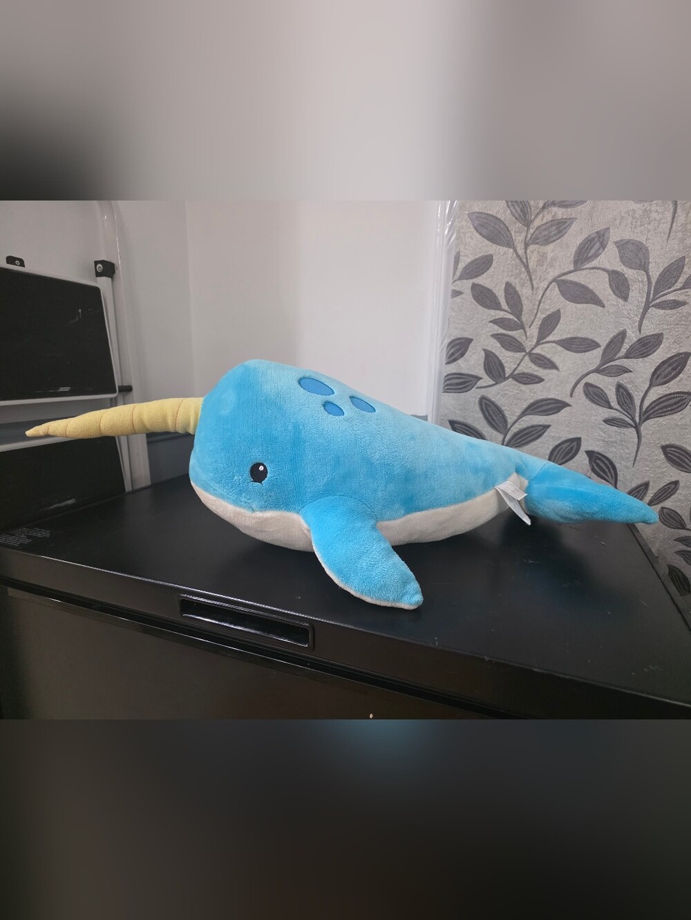 Fiesta Blue Narwhal Plush Stuffed Animal